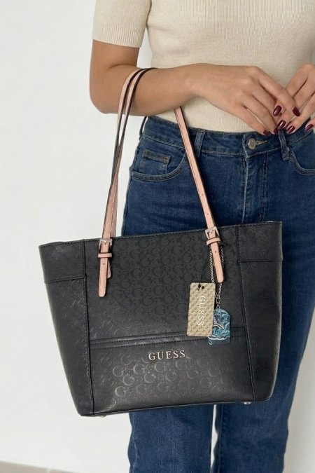 شنطة جيس / guess delaney tote bag  ماستر كواليتي بدون علبة