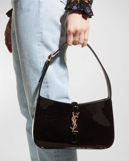 Ysl سان لوران  / Saint Laurent Le 5 à 7 جلد لامع ماستر كواليتي شامل علبة