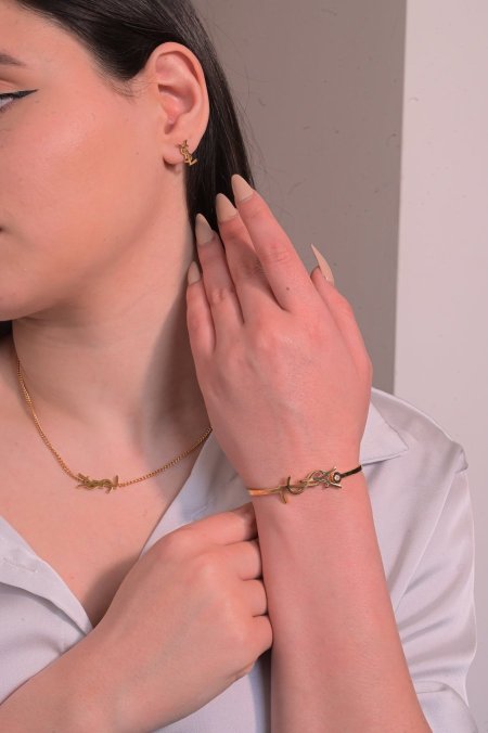 طقم اكسسوار ماركه مريم 3 قطع ysl