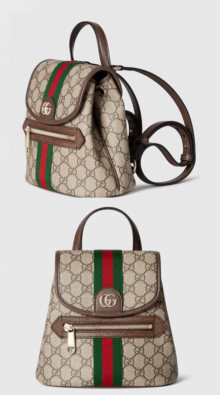 شنطة ظهر جوتشي/ 836854Gucci Ophidia small backpack حجم صغير ماستر كواليتي مع علبة