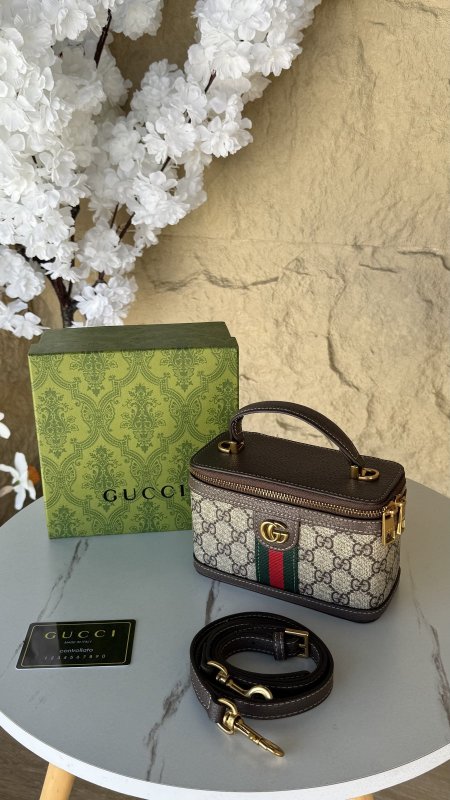 شنطة جوتشي / Gucci make up حجم ميني ماستر كواليتي شامل علبة